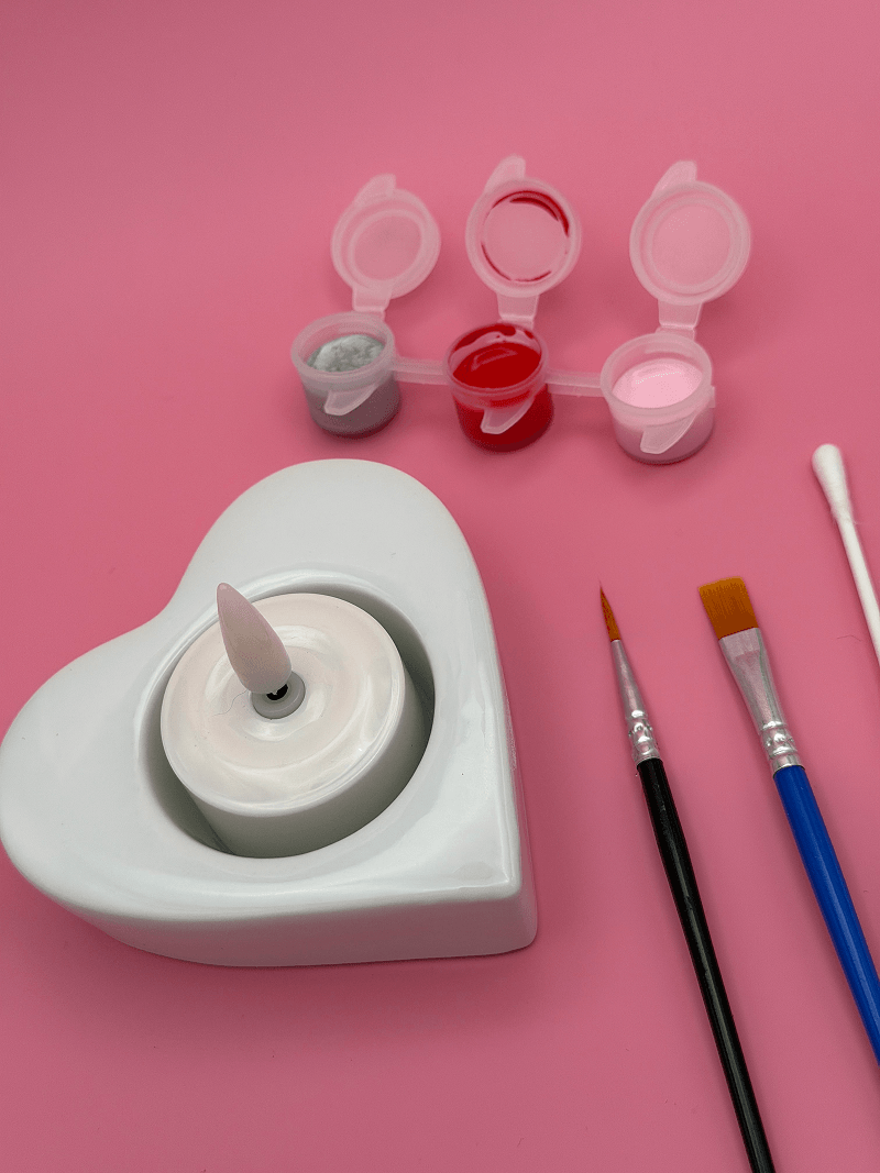 Bougeoir en porcelaine à peindre
