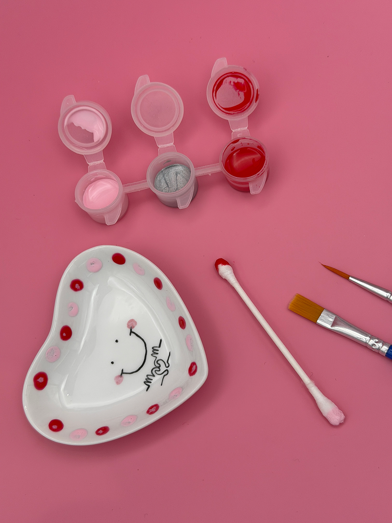 Coupelle à bijoux en porcelaine à peindre