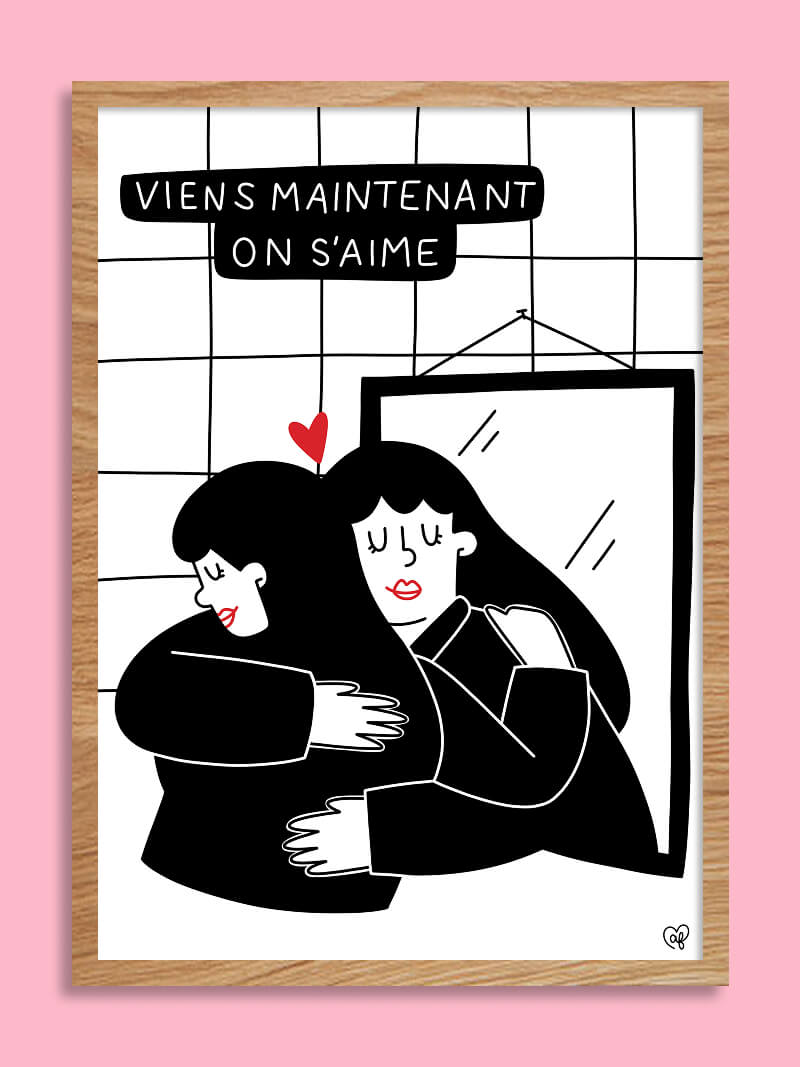 Viens maintenant on s'aime - Affiche A3, A4 ou A5