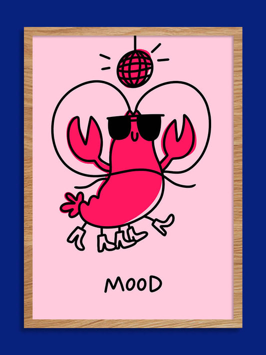 Homard Mood - Affiche A5