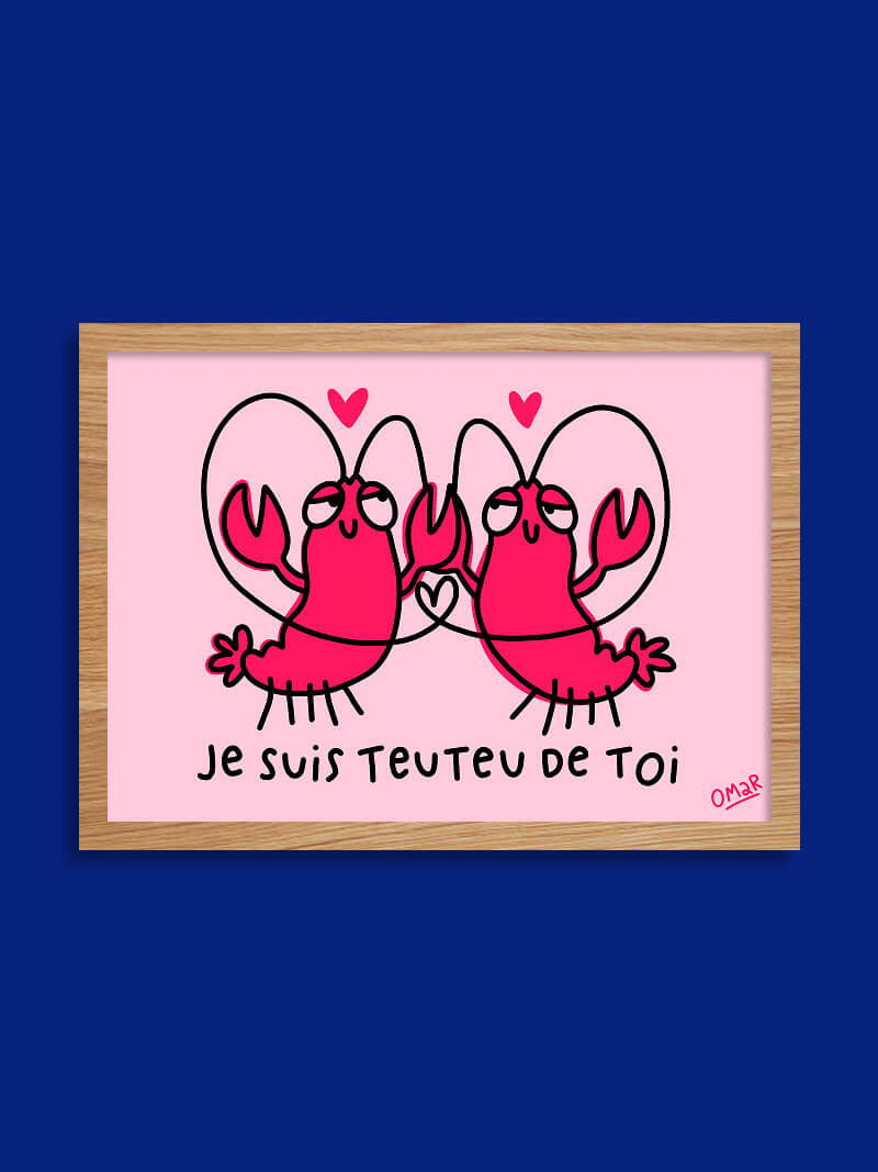 Je suis teuteu de toi - Affiche A5