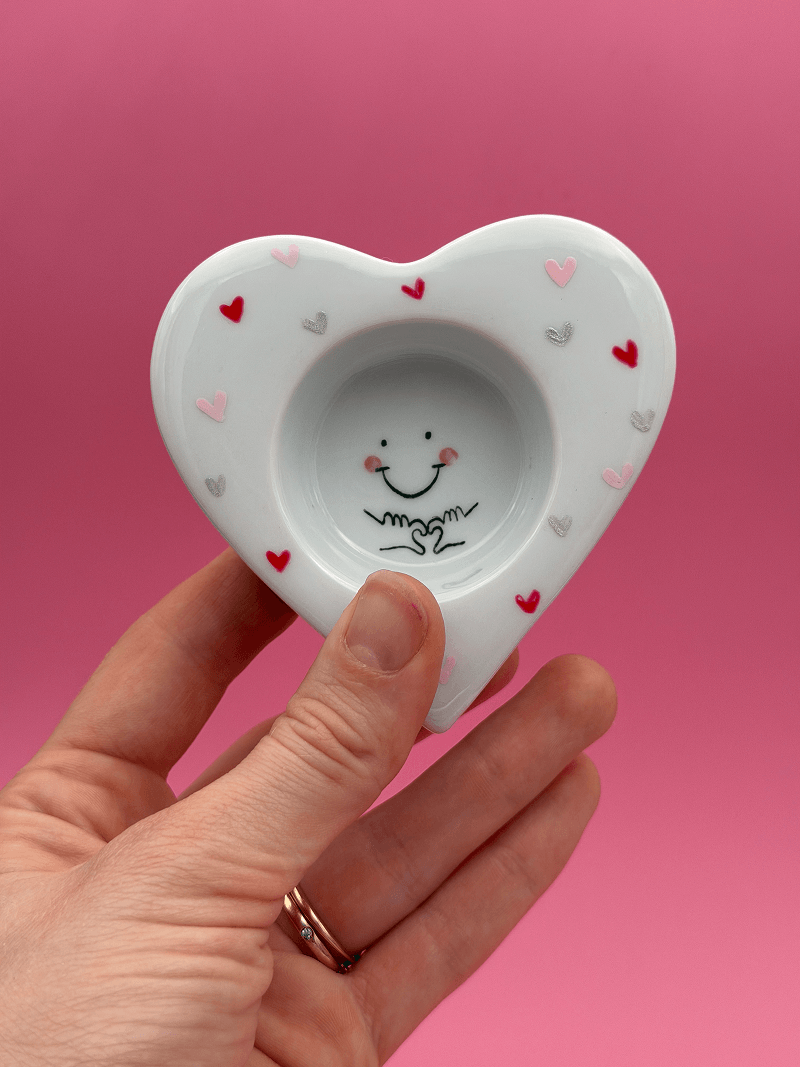 Bougeoir en porcelaine à peindre