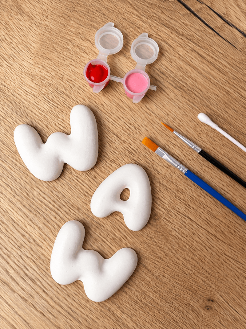 Lettres WAW à peindre