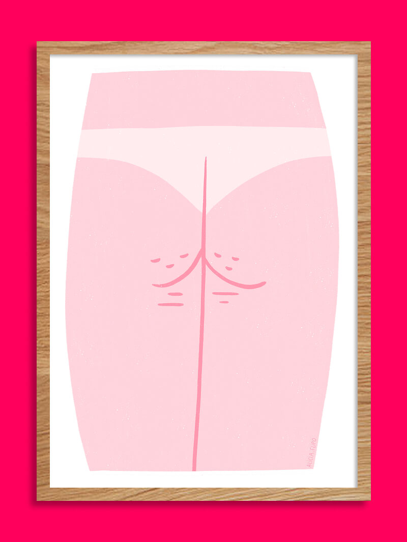 Mon cul - Affiche A4 ou A3