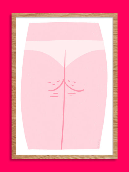 Mon cul - Affiche A4 ou A3
