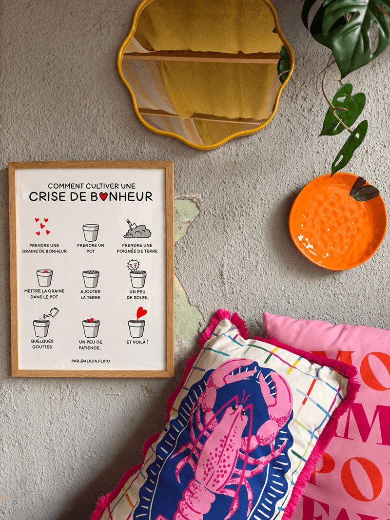 Comment cultiver une crise de bonheur ? - Affiche A4 ou A3