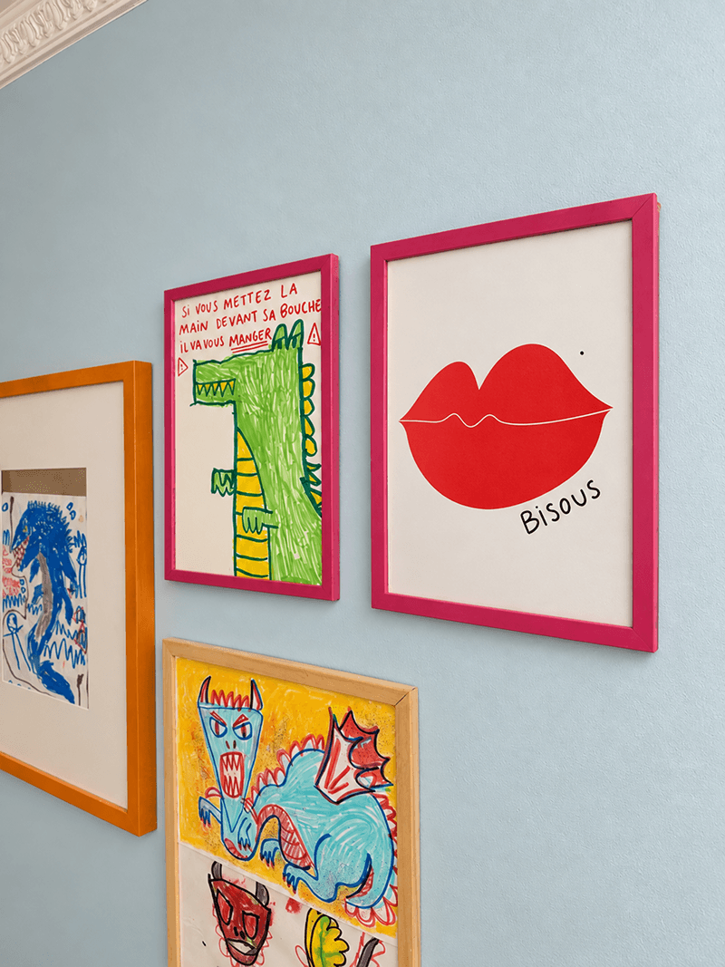 Bisous - Affiche A4 ou A3