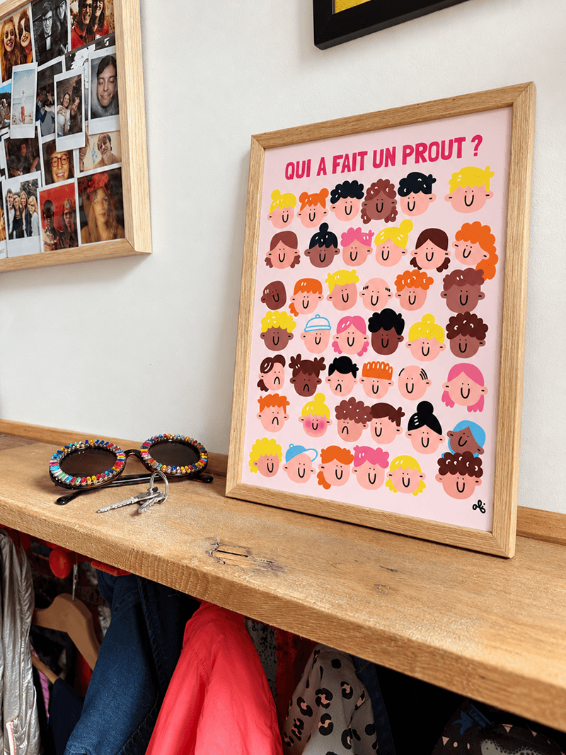Qui a peté ? - Affiche A4