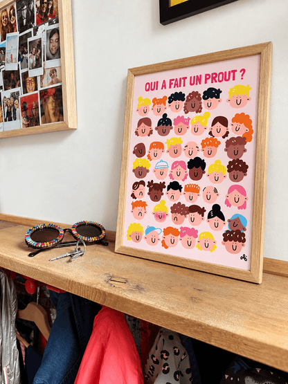 Qui a peté ? - Affiche A4