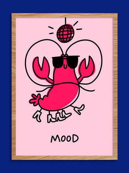 Homard Mood - Affiche A5