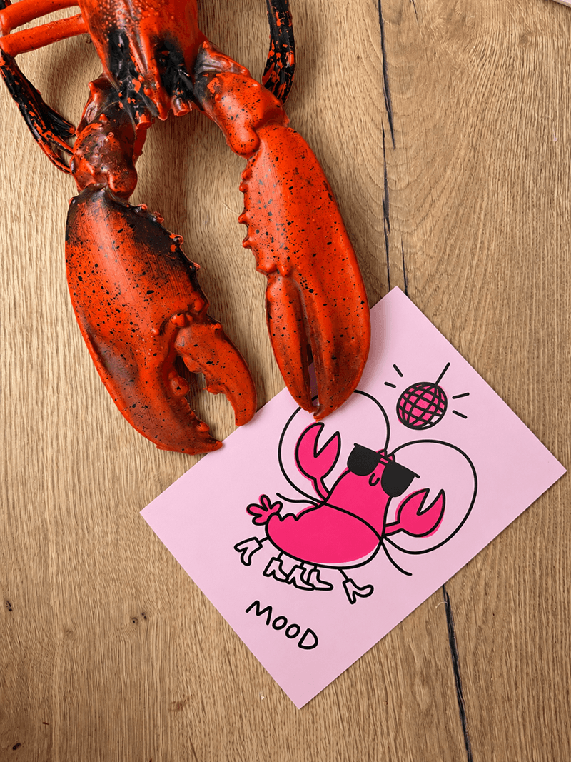 Homard Mood - Affiche A5