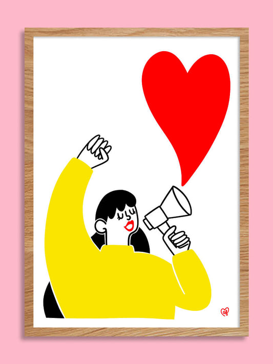 Crions notre amour - Affiche A5 ou A4