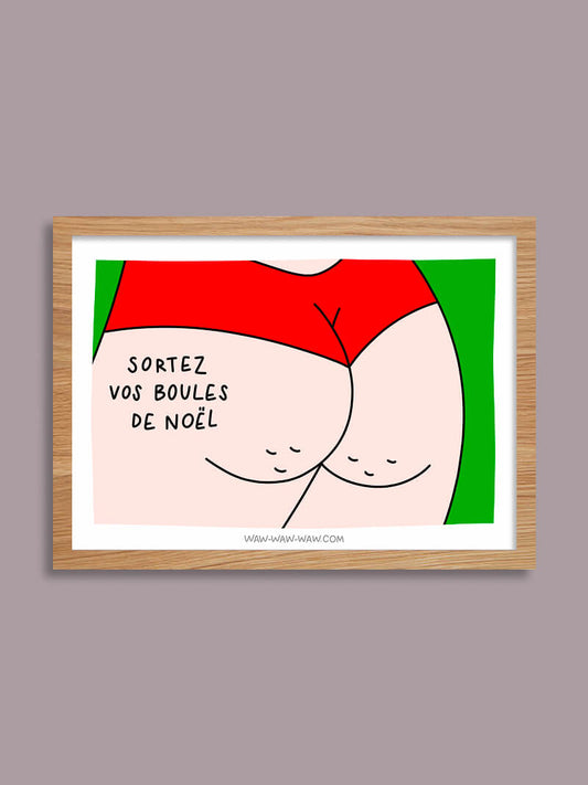Sortez vos boules de Noël - Affiche A5