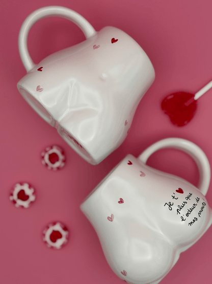 Je t'aime plus que l'odeur de mes prouts - Tasse en procelaine